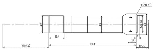 VA-LCM-TC-0-6X-WD65-015 Lens telecentric 2