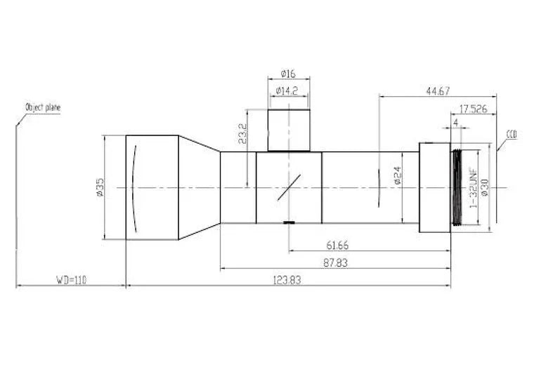 VA-LCM-TC-1-0.5X-WD110-015 Lens telecentric 3