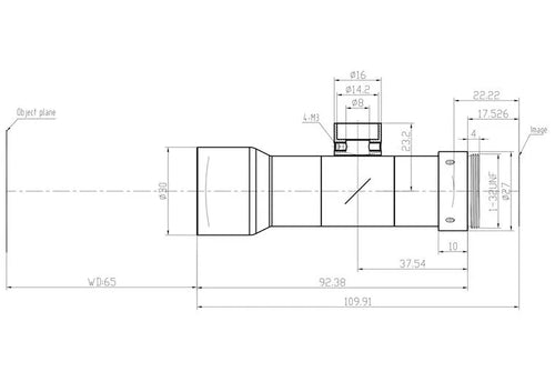 VA-LCM-TC-1-0.8X-WD65-015 Lens telecentric 2