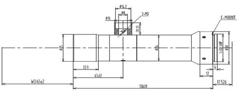 VA-LCM-TC-1-6X-WD65-015 Lens telecentric 2