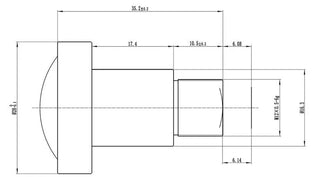 VA-LM12-12MP-03MM-F2.0-017 Lens M12-mount Mechanical drawing 3