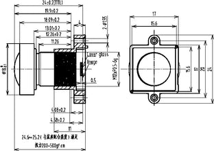 VA-LM12-16MP-03MM-F2.5-023 Lens M12-mount Mechanical drawing 3