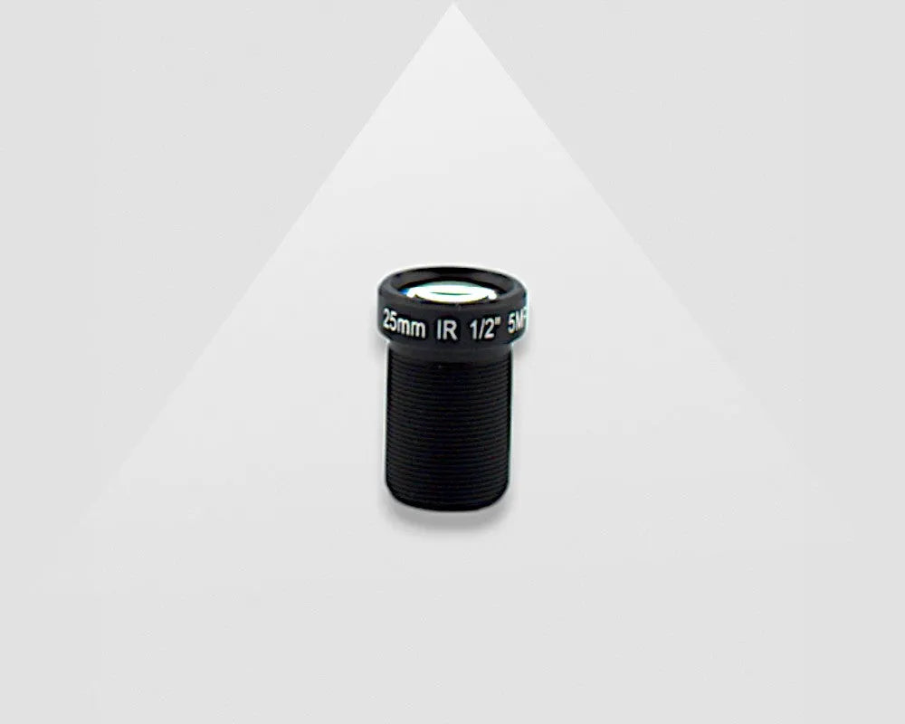M12 lens | 5MP | 25MM | F2.4| 1/2 INCH | NON DISTORTION