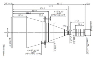 VA-LM58-TC-0-0.163X-WD410-39C Lens telecentric 2