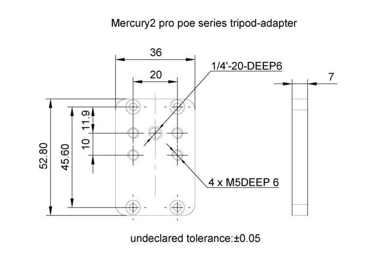 VA-MCPT-45x20-ALU Mounting plate 3
