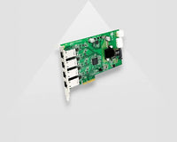Adapter PCIe4x – 4x 2,5GigE PoE – Quad-bus