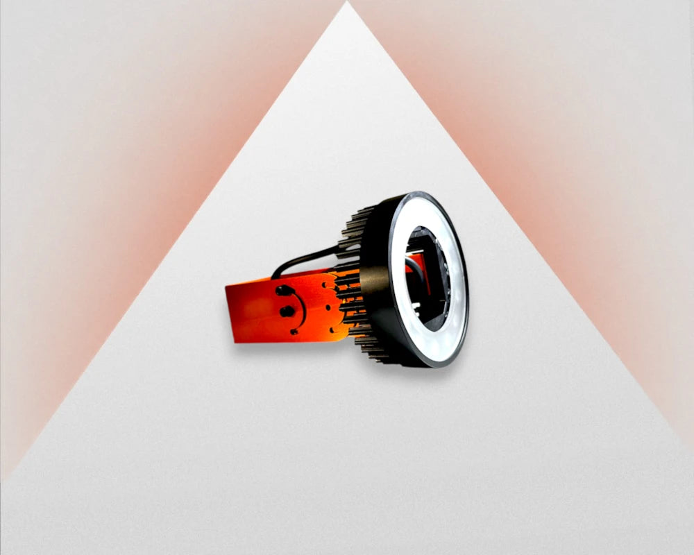 Ring Light VA-RLVA-110-70-W Diffused, 110MM, HVID, 24V / 20W, diffust, valgfrit: polarisator