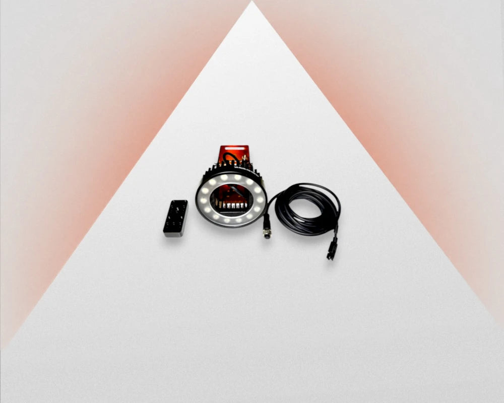 Ring Light VA-RLVA-110-70-W Diffused, 110MM, HVID, 24V / 20W, diffust, valgfrit: polarisator