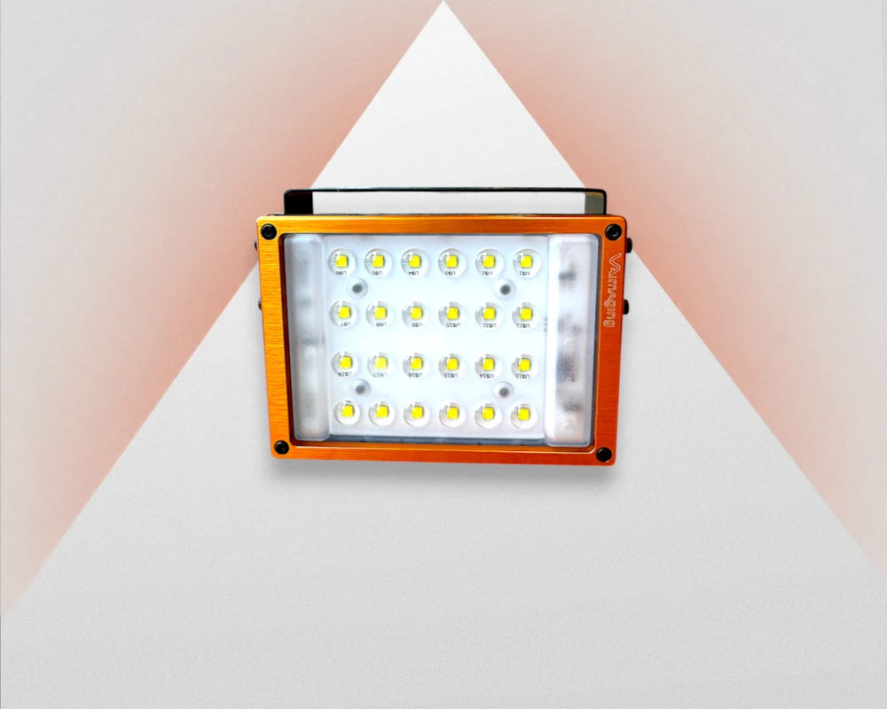 LED-spot hvid, 90 / 60 / 30 grader, 24V / 36W, VA-SL-90x80-W, IP67