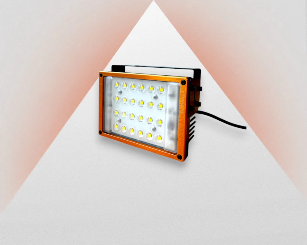 LED-spot hvid, 90 / 60 / 30 grader, 24V / 36W, VA-SL-90x80-W, IP67