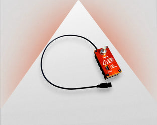 Industriel Koaksial LED-spot, 24Vdc, 10W kontinuerlig,20W eller 40W strobet, hvid, VA-SLC-8MM-W-24V-HP