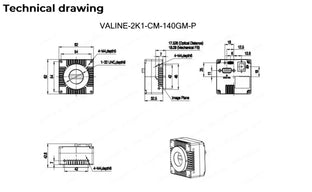 VALINE-2K1-CM-140GM-P Camera Linescan 6