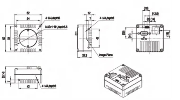 VALINE-4K2-M42-30GC Camera Linescan 4