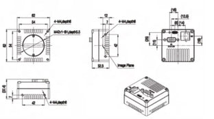 VALINE-4K2-M42-30GC Camera Linescan 4