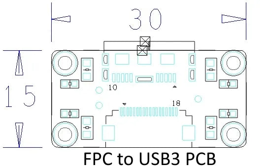 VEN-160-227U3C-FPC Camera USB3 Vision FPC 6