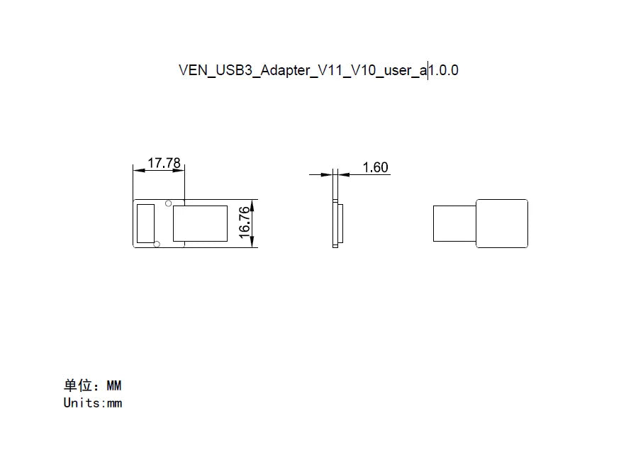 VEN-160-227U3C-FPC Camera USB3 Vision FPC 7