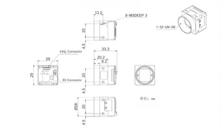 VEN-230-168U3C-FPC Camera USB3 Vision FPC 6