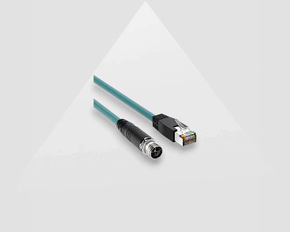 10-meter M12 X-Coded Ethernet Cable